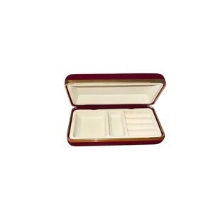 Vintage Powell Jewelry Chest/Box With Original Box‎ Box/ Tags Red Velour